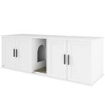 TRUUSK Kattenbak-kast Kattenhuis Met Deur Scheidingswand Kat, Verzenden, Nieuw