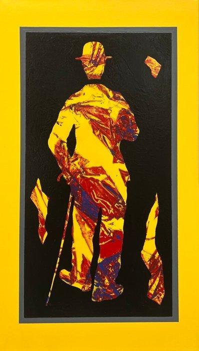 Poolse school (XX) - Gilded Silhouette, Antiek en Kunst, Kunst | Schilderijen | Klassiek