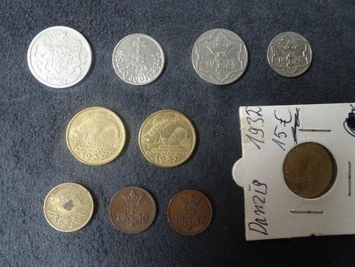 Danzig. Small collection of coins from Danzig 1923, Postzegels en Munten, Munten | Europa | Niet-Euromunten