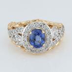 GIA!- (Blue) Sapphire (1.58) Ct & Diamond Combo - Ring -