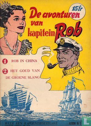 Kapitein Rob in China + Het goud van de Groene Slang - 1959, Boeken, Stripboeken, Zo goed als nieuw, Eén stripboek, Verzenden