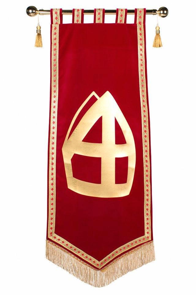 Sinterklaas Banner 160 x 65 cm, Diversen, Sinterklaas, Verzenden