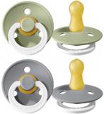 Bibs Sage/Cloud Glow in the Dark 0-6 mnd 2 Stuks Fopspeen, Verzenden, Nieuw