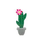 Houten Cactus Decoratie Met Cement Imitatie Voet (20cm), Ophalen of Verzenden, Nieuw