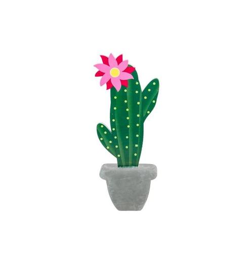 Houten Cactus Decoratie Met Cement Imitatie Voet (20cm), Hobby en Vrije tijd, Feestartikelen, Nieuw, Ophalen of Verzenden