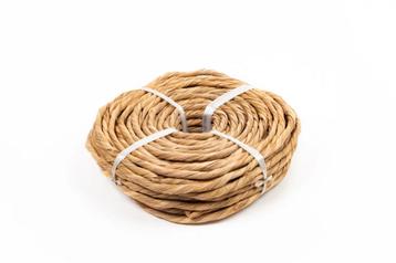 Zeegras touw 1-ply handgedraaid 6–7 mm naturel zeegras beschikbaar voor biedingen