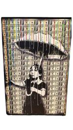 blackarts - Banksy x American Dollar rain drip painting