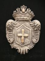 sculptuur, Fantastico stemma Araldico Veneziano - 40 x 29 cm, Antiek en Kunst, Curiosa en Brocante