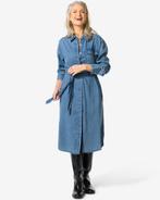 HEMA Damesjurk Kelsey middenblauw, Kleding | Dames, Jurken, Verzenden, Nieuw