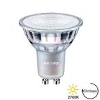 LED spot GU10 Philips CorePro 5 watt 2700K warm wit dimbaar, Huis en Inrichting, Lampen | Losse lampen, Nieuw, Bajonetsluiting