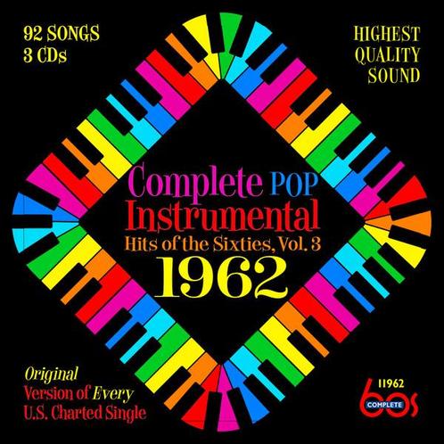 cd - Various - Complete Pop Instrumental Hits Of The Sixt..., Cd's en Dvd's, Cd's | Overige Cd's, Zo goed als nieuw, Verzenden