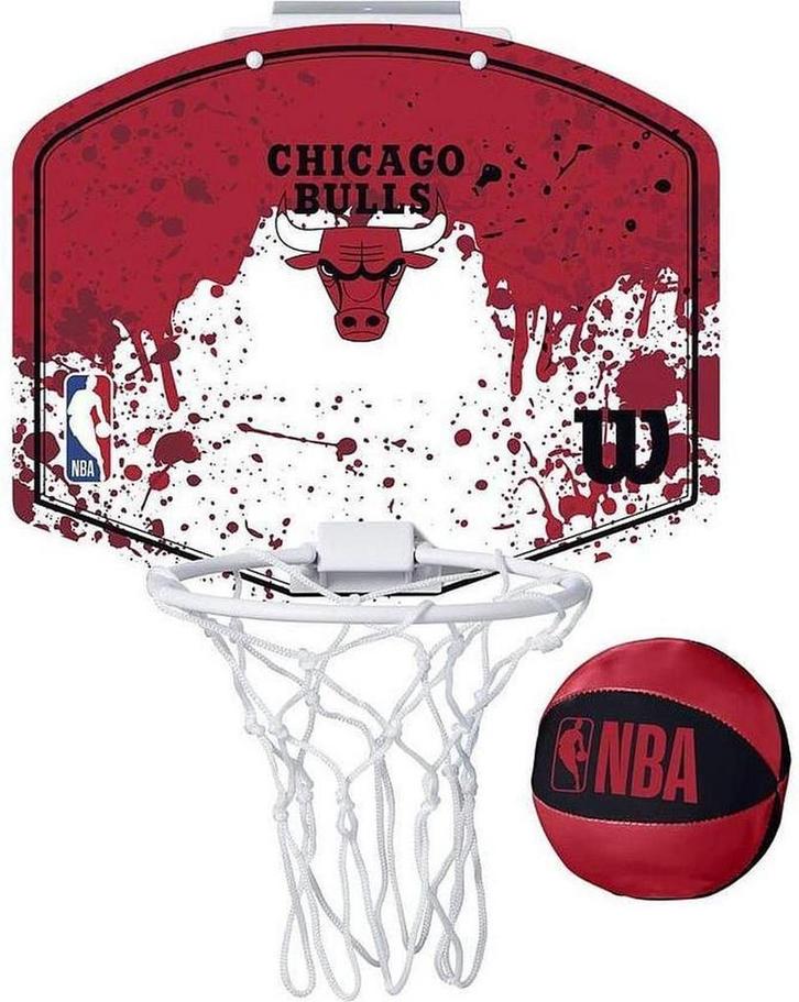 Wilson Basketbalring Nba Team Mini Chicago Bulls Rood, Sport en Fitness, Basketbal, Zo goed als nieuw, Ophalen of Verzenden