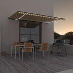 vidaXL Luifel automatisch met LED en windsensor 500x350 cm, Tuin en Terras, Verzenden, Nieuw