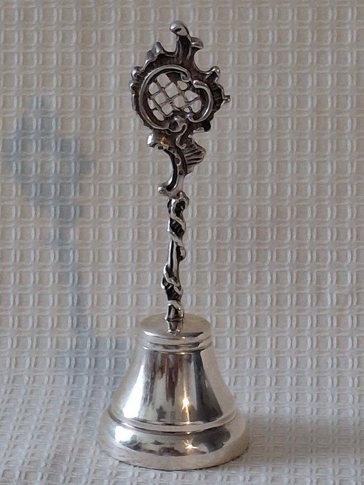 Zilveren Tafelbel - Muzikale bel - Nederland, Antiek en Kunst, Antiek | Goud en Zilver