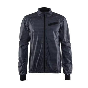 Craft Ride Wind Jacket Black/Gravel Maat M Fietsjas - Heren beschikbaar voor biedingen