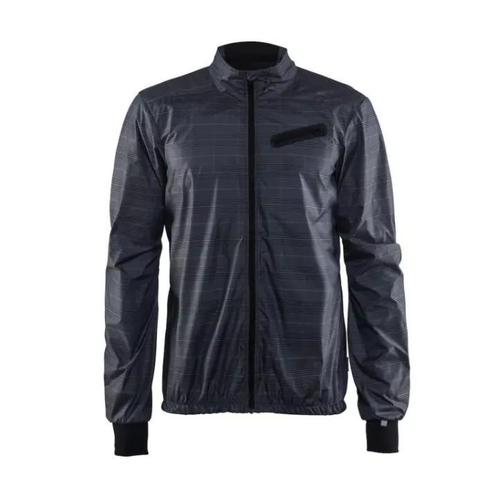 Craft Ride Wind Jacket Black/Gravel Maat M Fietsjas - Heren, Kleding | Heren, Merkkleding | Jassen | Winter, Verzenden