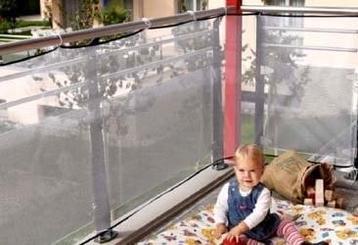 Jippies - Veiligheidsnet voor balkon 294x94 cm beschikbaar voor biedingen