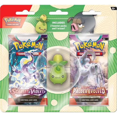 Pokemon Back to School Eraser Blister 2023, Hobby en Vrije tijd, Verzamelkaartspellen | Pokémon, Nieuw, Verzenden