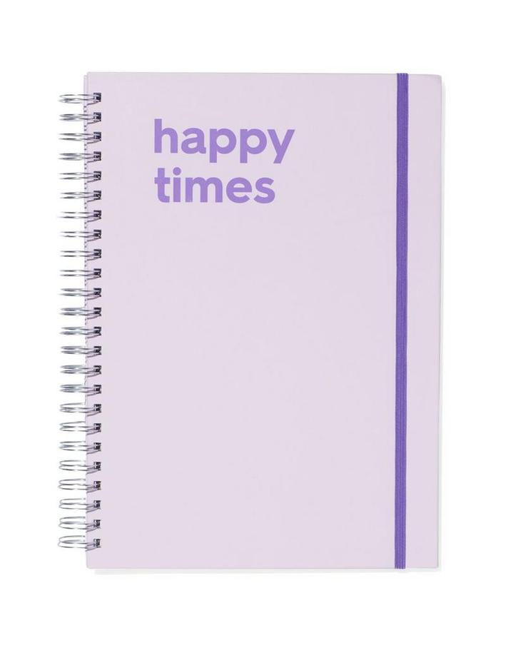 HEMA Fotoboek plakboek met spiraal 32.5x23 lila quote, Audio, Tv en Foto, Fotografie | Fotostudio en Toebehoren, Nieuw, Verzenden