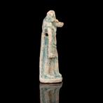 Oud-Egyptisch Faience Anubis Amulet - de Beschermer van de