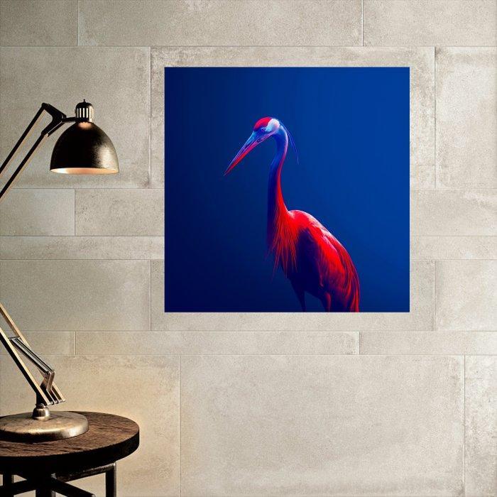 Eric Lespinasse - #24 - Colorful Heron, Antiek en Kunst, Kunst | Designobjecten