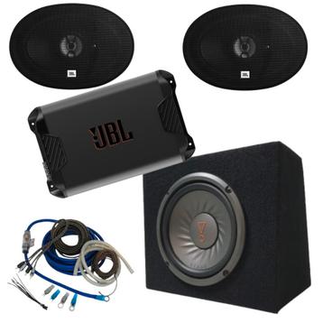 Complete JBL audio set Versterker Sub en Speakers beschikbaar voor biedingen