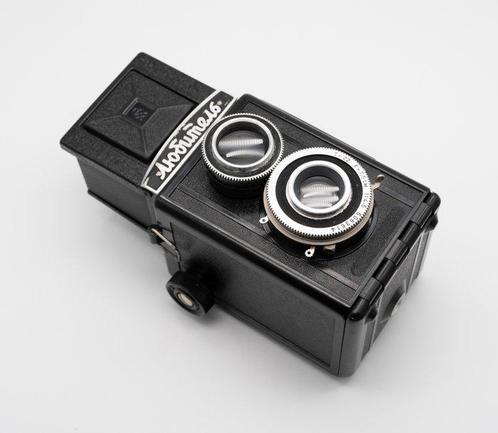 GOMZ Lubitel T-22 4,5/7,5cm 1950 Twin lens reflex camera, Audio, Tv en Foto, Fotocamera's Analoog