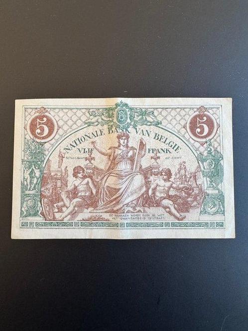 België. - 5 Francs - 1921 - Pick 75b (Zonder Minimumprijs), Postzegels en Munten, Munten | Nederland