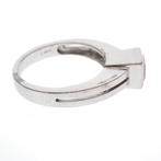 Witgouden dames ring met kunziet (witgouden ring), 18 tot 19, Gebruikt, Overige kleuren, Ophalen of Verzenden