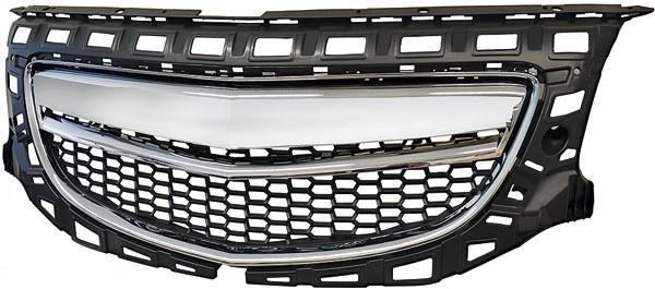 Embleemloze grill Opel Insignia bj 2008-2013 Zwart/Chroom, Auto-onderdelen, Overige Auto-onderdelen, Ophalen of Verzenden