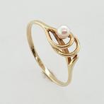 Zonder Minimumprijs - Ring - 14 karaat Geel goud Parel, Sieraden, Tassen en Uiterlijk, Ringen, Nieuw