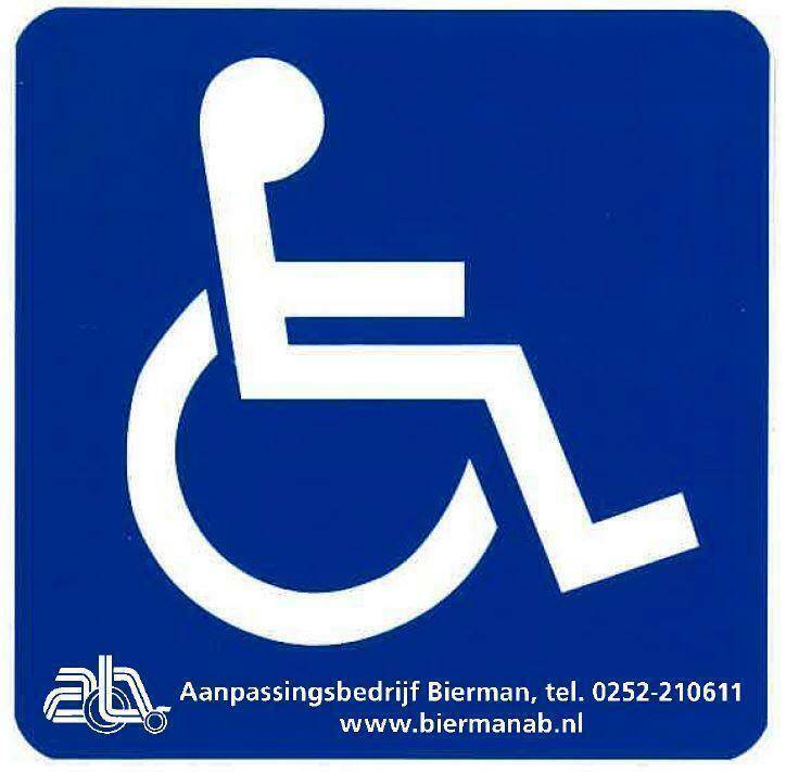 GRATIS Rolstoelstickers voor uw rolstoelauto of rolstoelbus, Motoren, Accessoires | Stickers, Verzenden