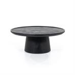 Salontafel Ron 80x32 - zwart, Huis en Inrichting, Tafels | Salontafels, Ophalen of Verzenden, Nieuw