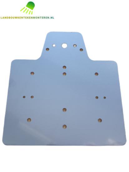 RVS kleine vierkante kentekenplaathouder MET kentekenlicht p, Auto diversen, Kentekenplaathouders, Verzenden