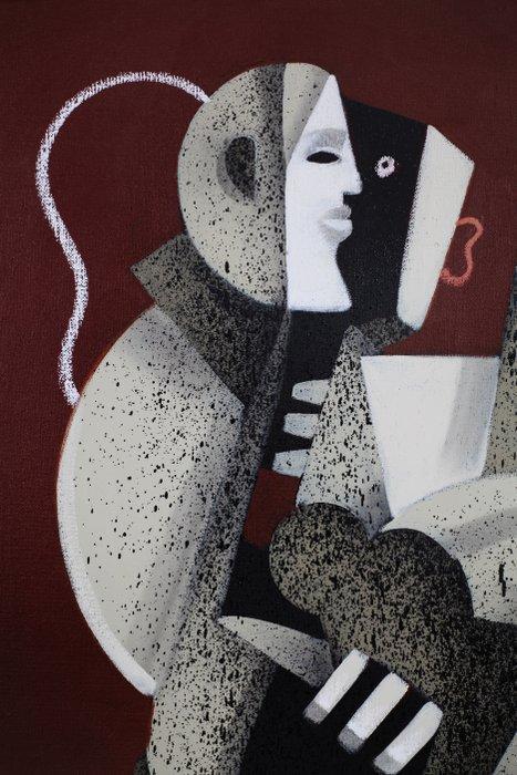 Jone Hopper - Danseur de salon, Antiek en Kunst, Kunst | Schilderijen | Modern