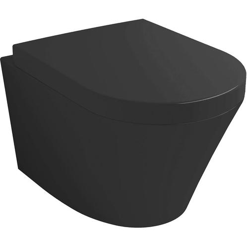 Wiesbaden Vesta Wandcloset Rimless met Vesta Toiletzitting -, Doe-het-zelf en Verbouw, Sanitair, Nieuw, Ophalen of Verzenden