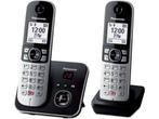 Panasonic KX-TG6862 - DECT-telefoon - Zwart/zilver -, Verzenden, Zo goed als nieuw