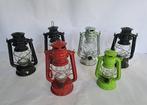 Diverse merken - Olielamp (6) - Stormlantaarns met, Antiek en Kunst