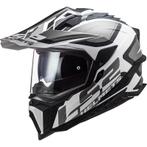 LS2 MX701 Explorer Alter Matt Zwart Wit ECE 22.06 Adventure, XS, Nieuw met kaartje, Overige merken, Heren