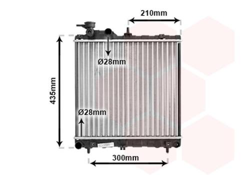 RADIATOR VOOR HYUNDAI ATOS MX 1997-2002 2531002000, Auto-onderdelen, Airco en Verwarming, Nieuw, Ophalen of Verzenden