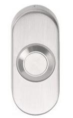 Beldrukker BASICS LB51 mat rvs, Verzenden, Nieuw