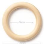 Houten Ring - 12 cm - Blank Onbehandeld Beukenhout - Splin, Ophalen of Verzenden, Nieuw
