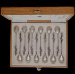 Set Case from Morozov - Theelepel - .875 (84 Zolotniki), Antiek en Kunst, Antiek | Goud en Zilver