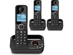 Alcatel F860 Trio set dect huistelefoon met nummerweergave, Verzenden, Zo goed als nieuw