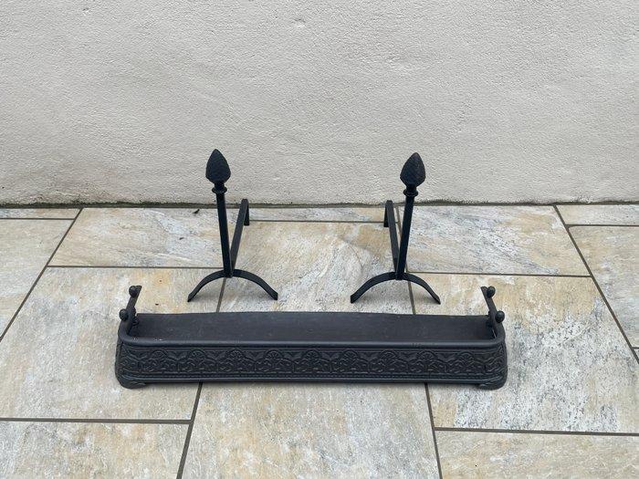 Openhaard accessoire (3) - Metaal - Open haard set, Antiek en Kunst, Curiosa en Brocante
