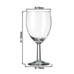 GGM Gastro | (12 stuks) Wijnglas - GILDE - 290 ml |, Huis en Inrichting, Keuken | Servies, Verzenden, Nieuw, Effen