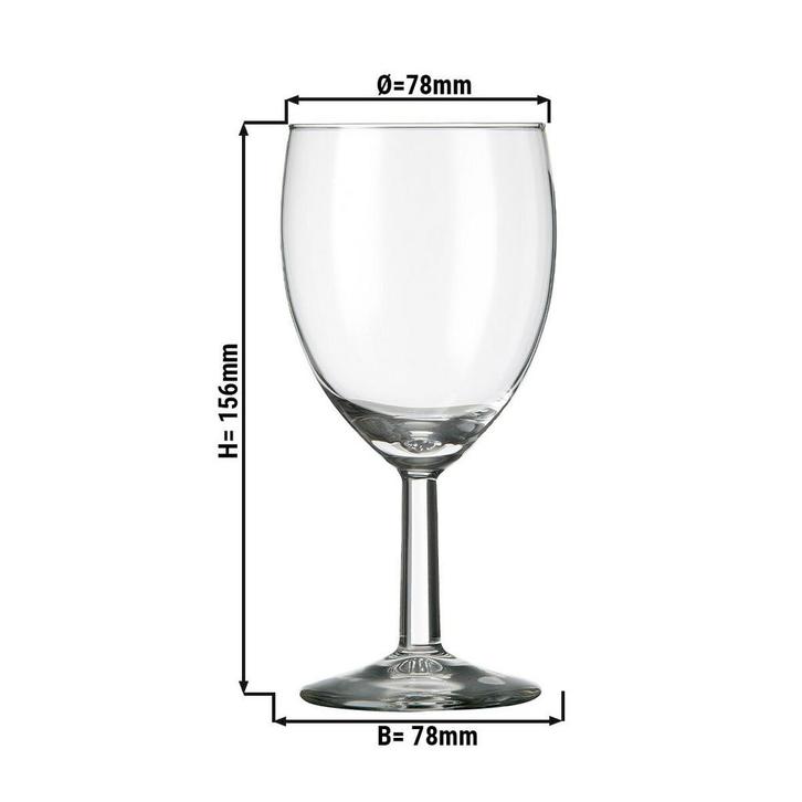 GGM Gastro | (12 stuks) Wijnglas - GILDE - 290 ml |, Huis en Inrichting, Keuken | Servies, Effen, Nieuw, Verzenden