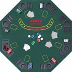 Poker Opzettafel (125x125 cm) | HOT Games - Spelonderdelen, Hobby en Vrije tijd, Gezelschapsspellen | Kaartspellen, Verzenden