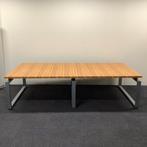 Artifort vergadertafel zebrano blad, (bxd) 295x140 cm,, Gebruikt, Ophalen of Verzenden, Bureau
