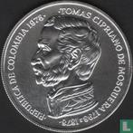 Colombia 750 pesos 1978 100th anniversary Death of Tomas..., Verzenden, Losse munt, Goud